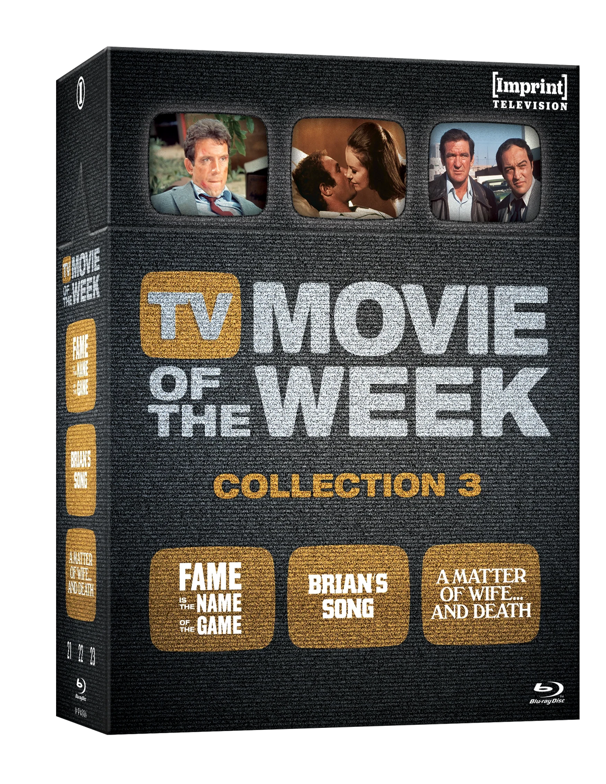 Front cover of TV Movie Of The Week Collection Three Limited Edition 3-Disc Hardbox [Blu-ray] (Australian Import)