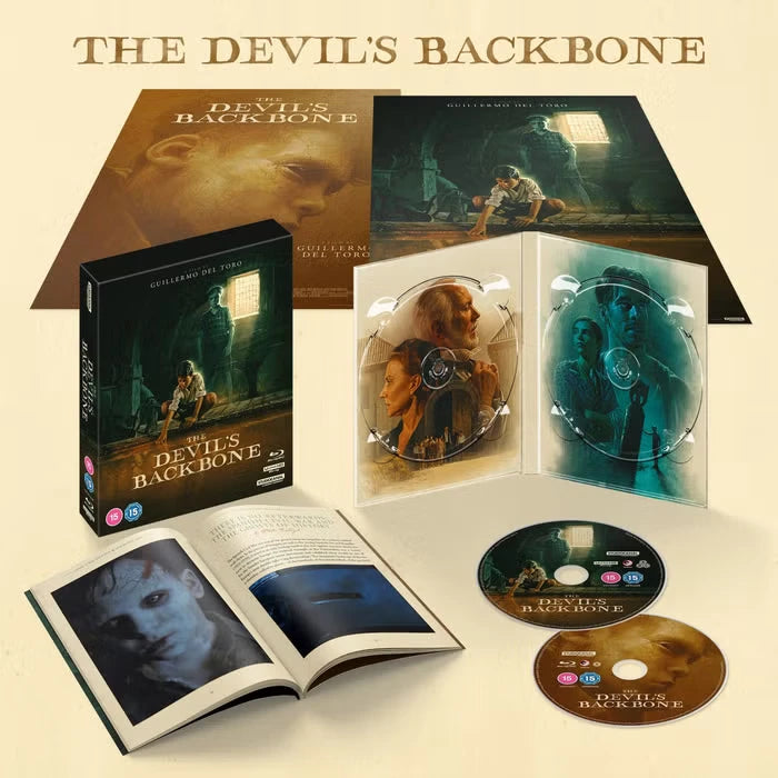 Box contents of The Devils Backbone Limited (UK Import) [4K Ultra HD + Region B Blu-ray]