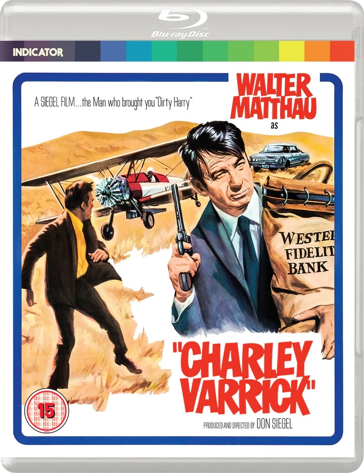 Front cover of Charley Varrick (UK Import) [Region B Blu-ray]