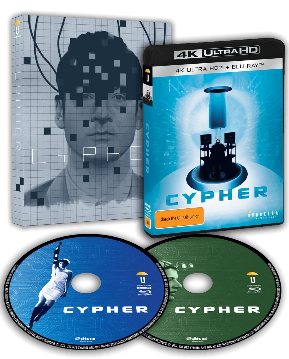 Box contents of Cypher (2002) [4K Ultra HD + Blu-ray]