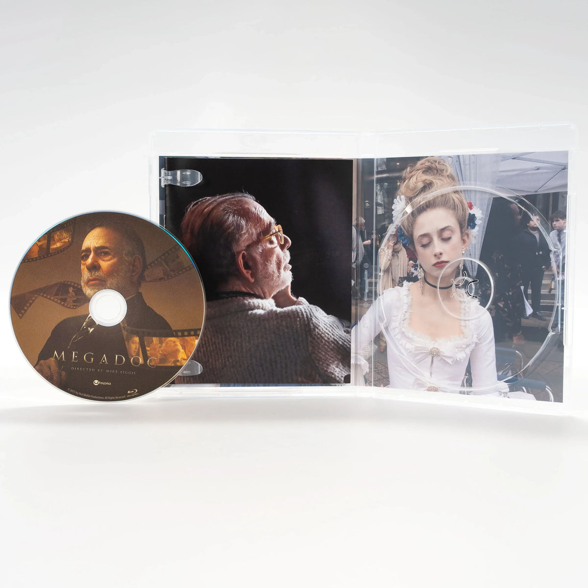 Open case of Megadoc [Blu-ray]