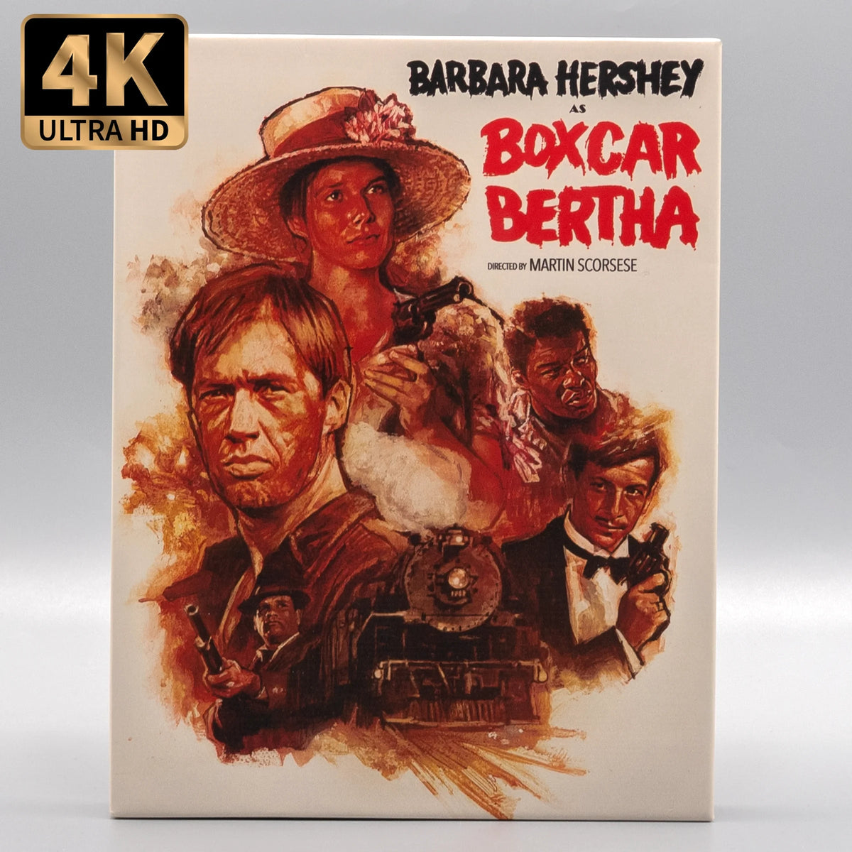 Front slipcover of Boxcar Bertha [4K Ultra HD + Blu-ray]