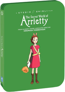 Front cover of The Secret World of Arrietty Limited Edition Steelbook [Blu-ray + DVD]