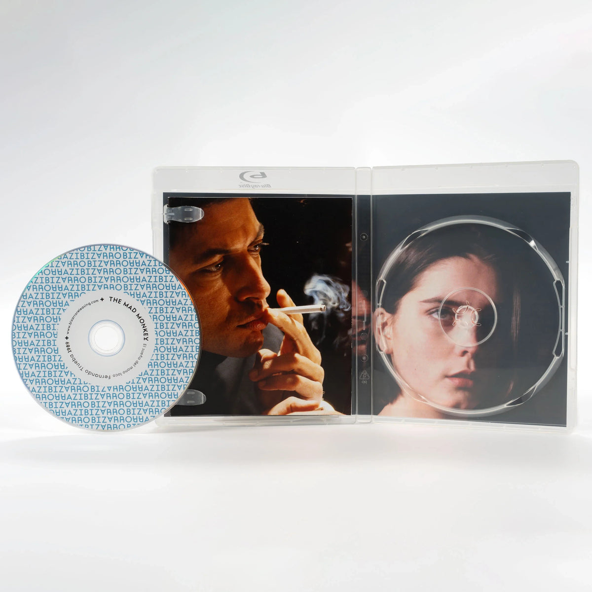 Open case showing disc art of The Mad Monkey (Twisted Obsession) [Blu-ray]
