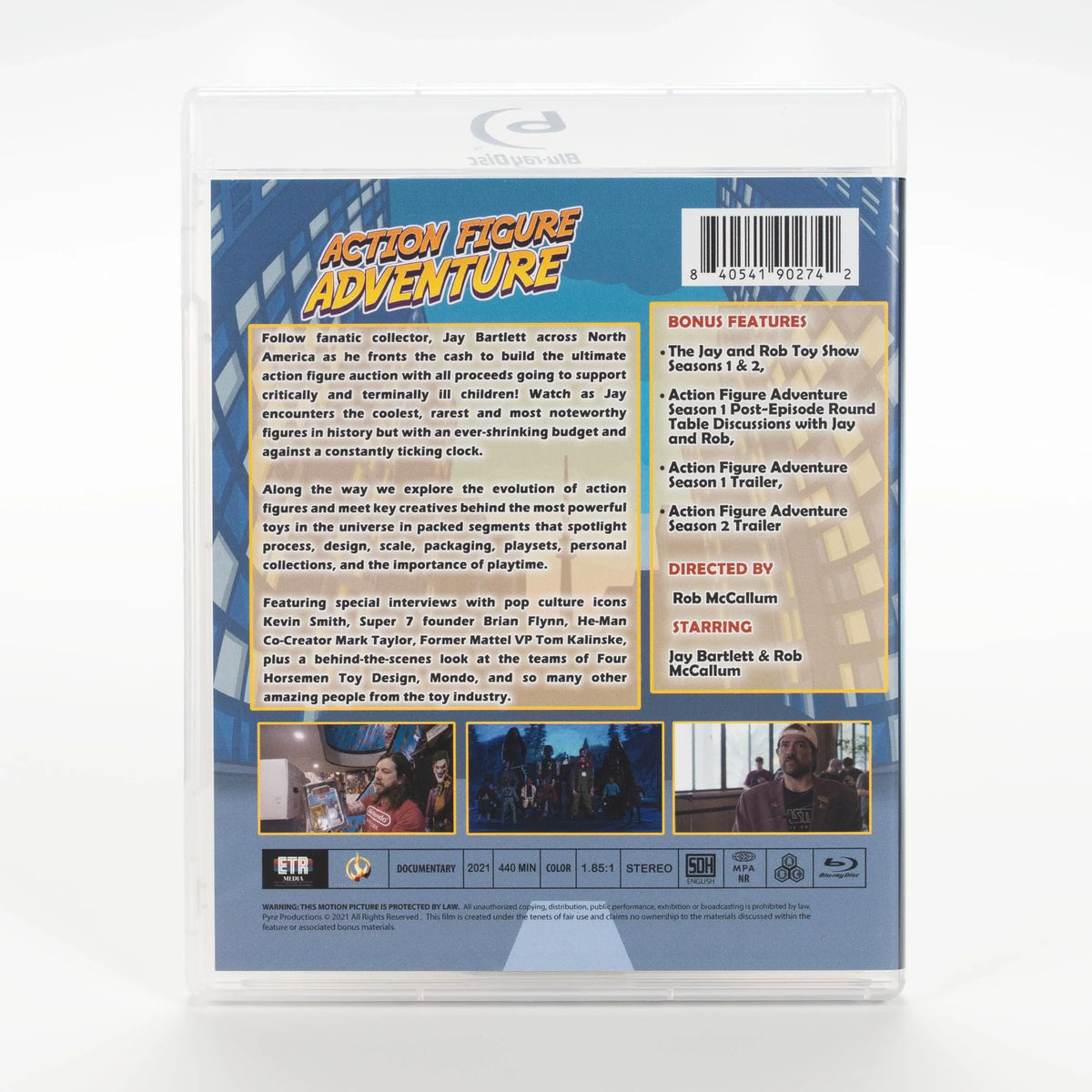 Back case of Action Figure Adventure [Blu-ray]