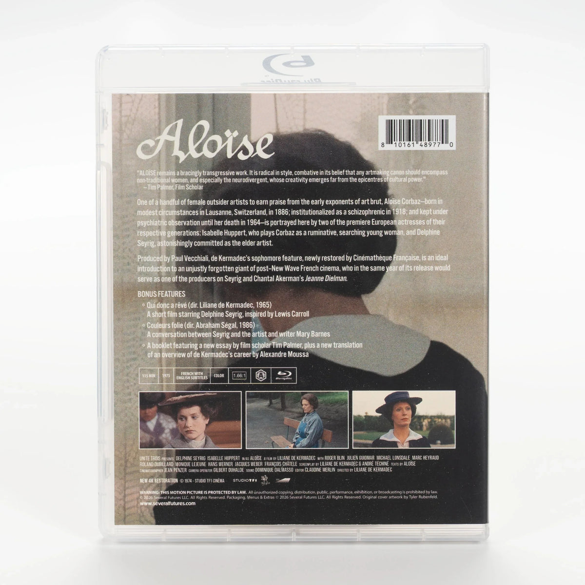 Back case of Aloïse [Blu-ray]