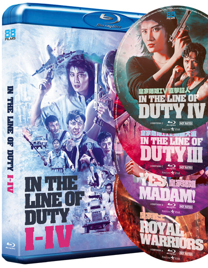 Box contents of In The Line Of Duty I-IV [Blu-ray]