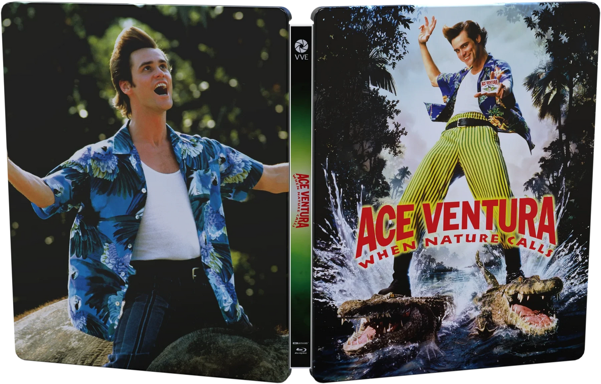Steelbook covers of Ace Ventura: When Nature Calls Limited Edition Steelbook in Hardcase [4K Ultra HD + Blu-ray] (Australian Import)