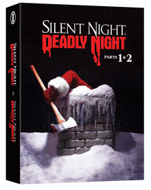 Front cover of Silent Night, Deadly Night: Parts 1 + 2 (1984/1987) [4K Ultra HD + Blu-ray + VHS] (Australian Import)