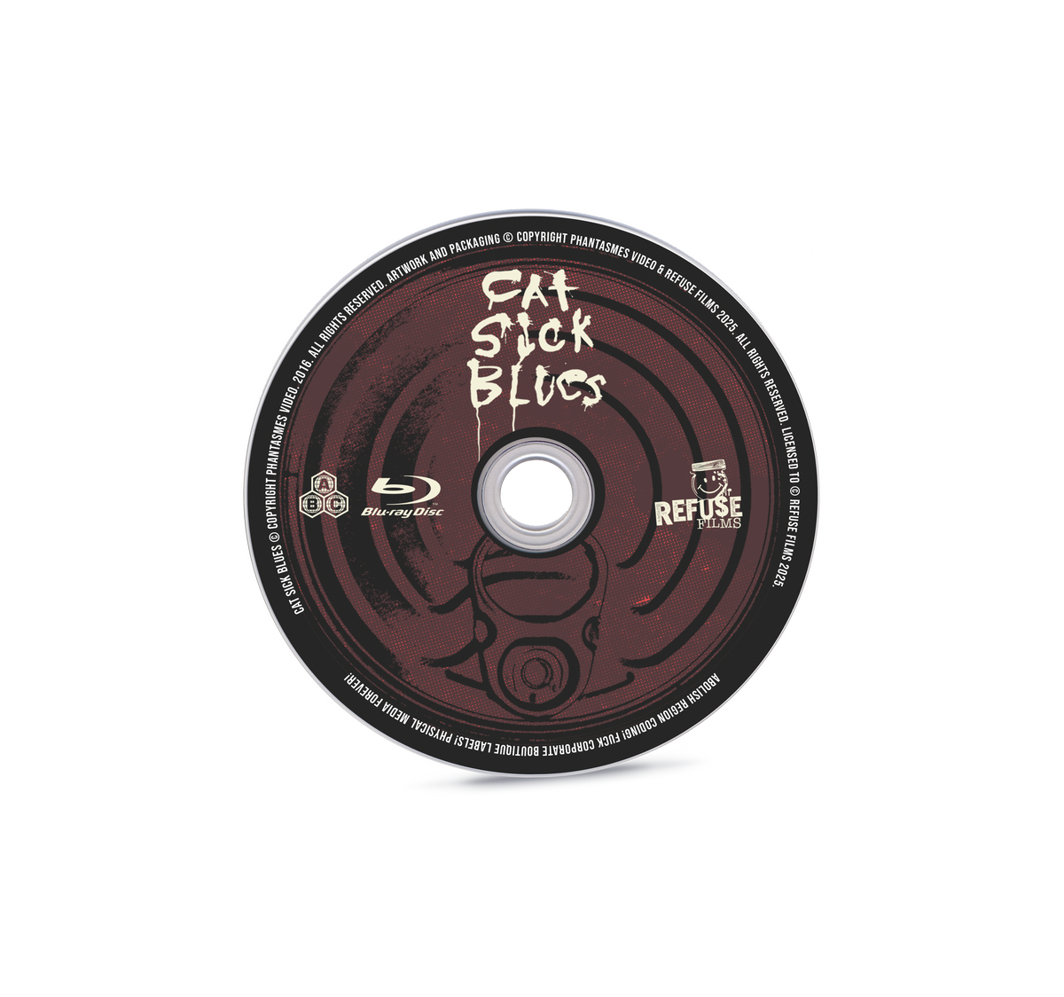 Disc artwork of Cat Sick Blues [Region Free Blu-ray]