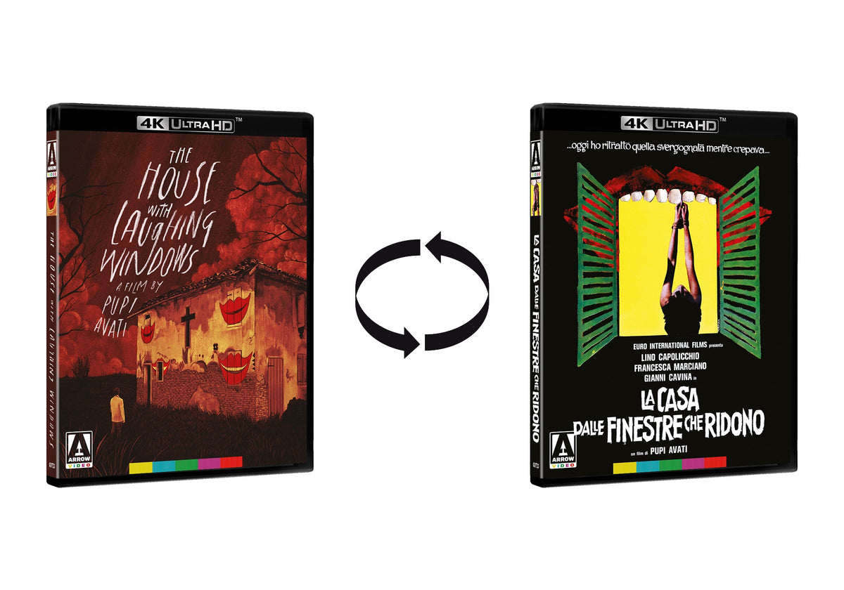 Reversible slipcover of The House With Laughing Windows [Limited Edition] [4K Ultra HD]
