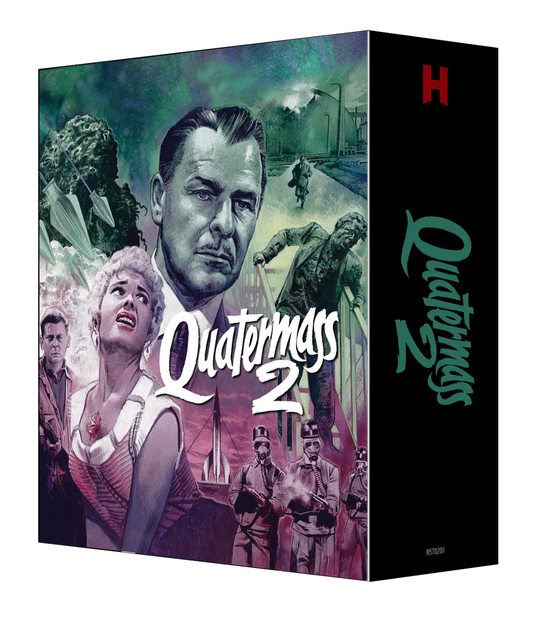 Front slipcase of Quatermass 2 Limited Collector’s Edition (UK Import) [4K Ultra HD + Region B Blu-ray]