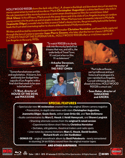 Back cover of Hollywood 90028 [Blu-ray]