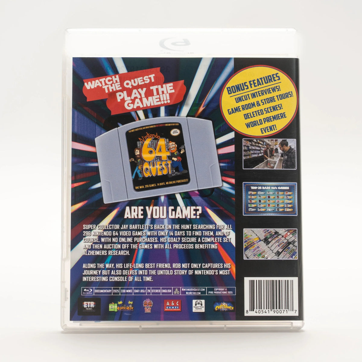 Back case of Nintendo Quest 64 Limited Edition [Blu-ray]