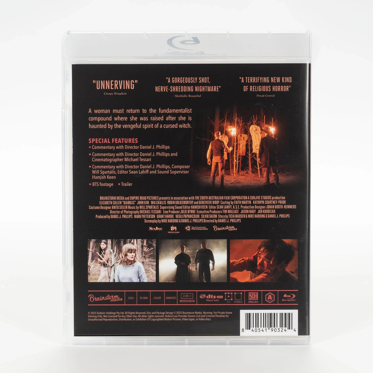 Back case of Diabolic [Blu-ray]