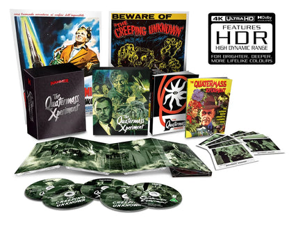Box contents of The Quatermass Xperiment Limited Edition (UK Import) [4K Ultra HD + Region B Blu-ray]