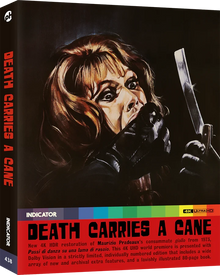 Front cover 1 of Death Carries A Cane Limited Edition (UK Import) [4K Ultra HD]