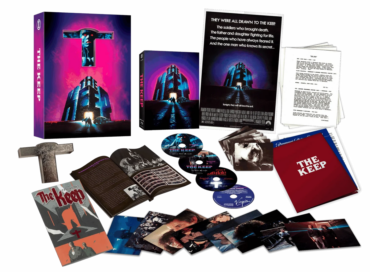 Box contents of The Keep (1983) - Cross Replica Limited Edition [4K Ultra HD +Blu-ray] (Australian Import)