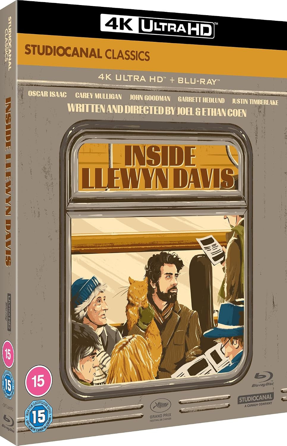Front cover of Inside Llewyn Davis (UK Import) [4K Ultra HD + Region B Blu-ray]