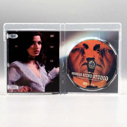 Open case showing discs of Berberian Sound Studio [Blu-ray]