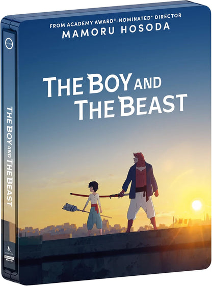 Front cover of The Boy and the Beast Limited Edition Steelbook [4K Ultra HD + Blu-ray]