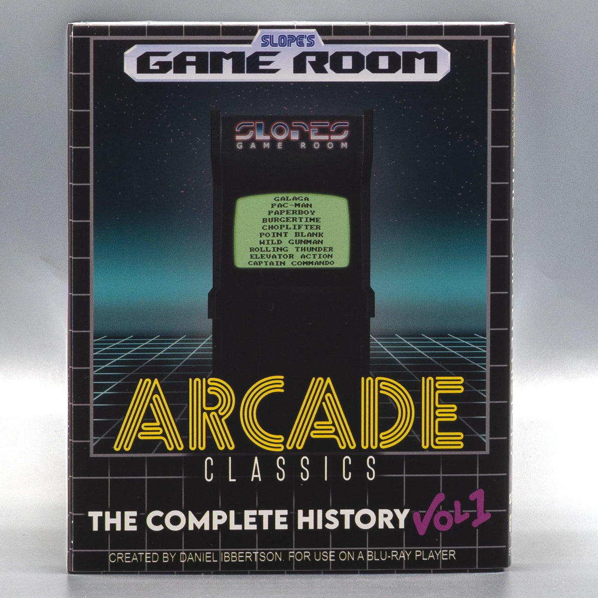 Back cover of Slopes Game Room: Arcade Classics the Complete History Vol. 1 [Blu-ray]