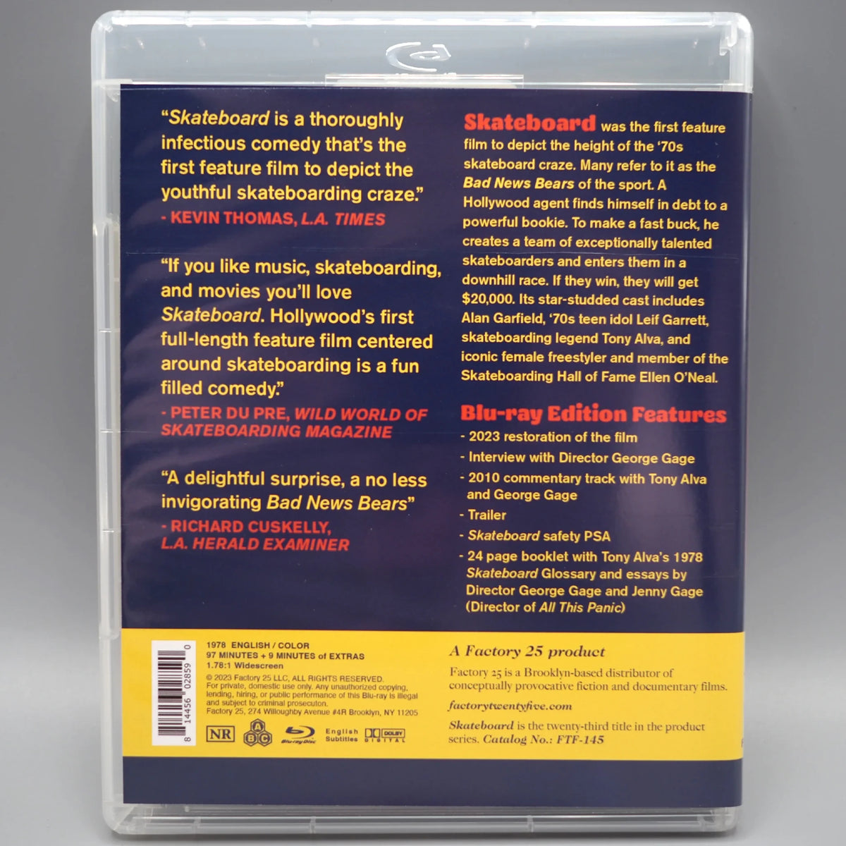 Back case of Skateboard [Blu-ray]