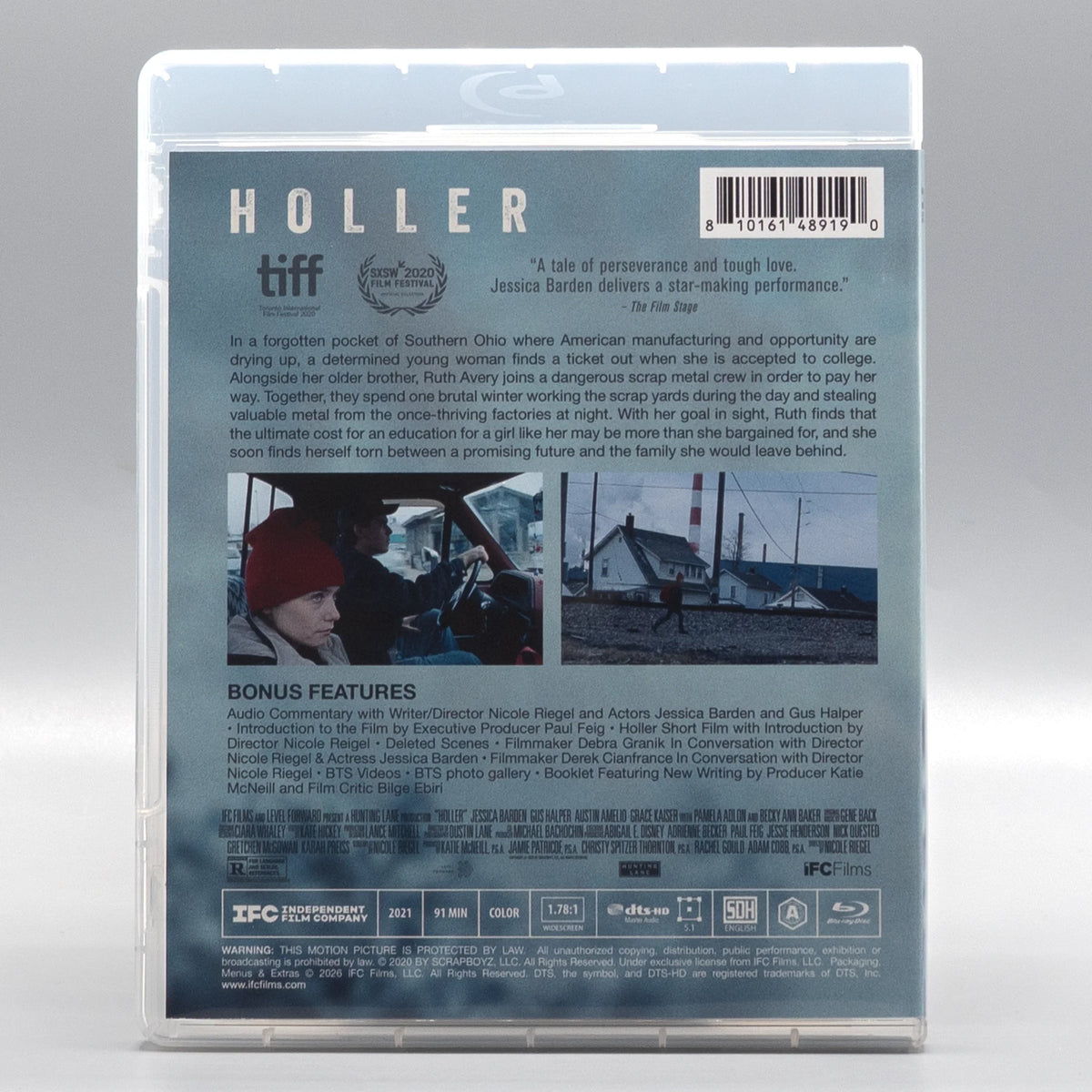 Back case of Holler [Blu-ray]