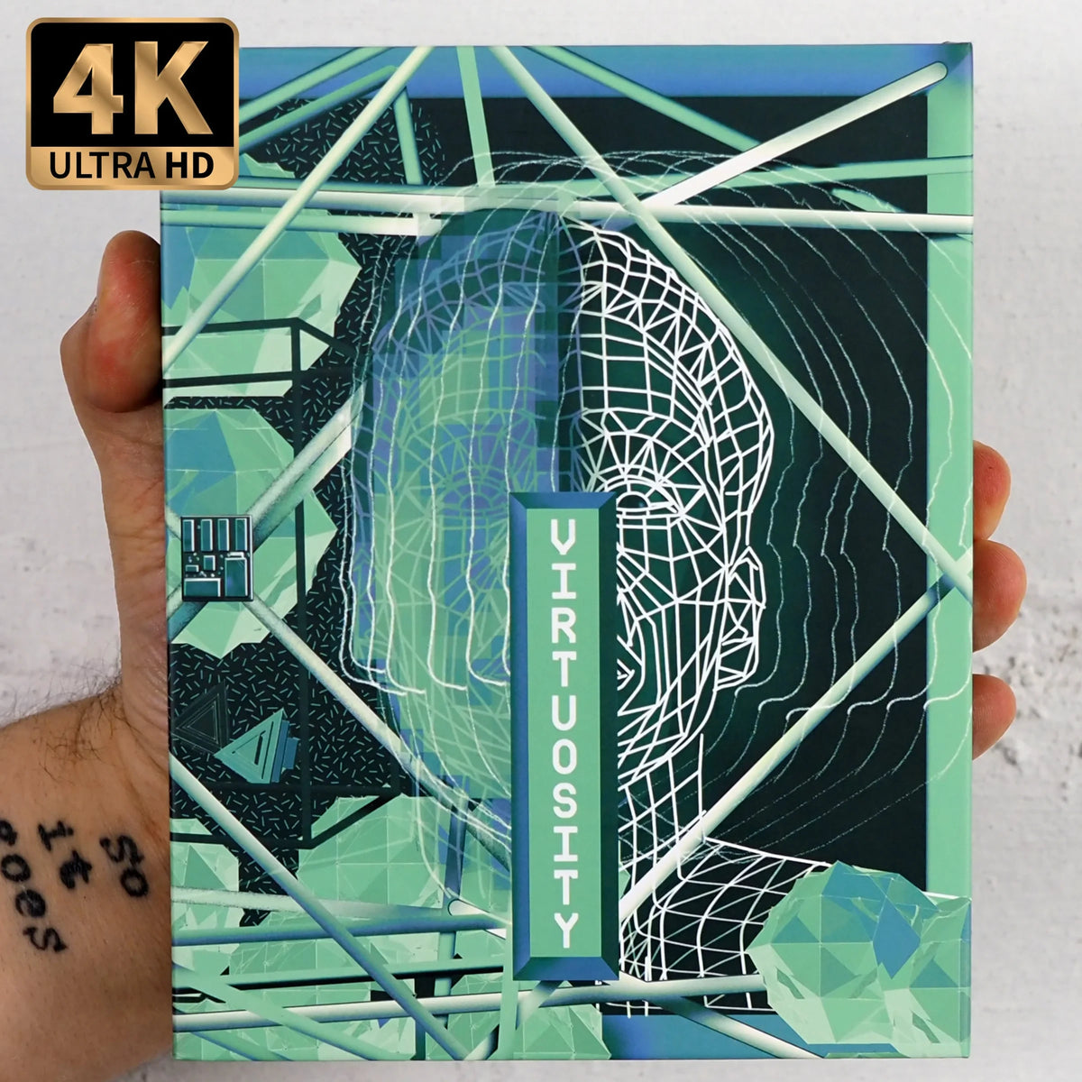 Front of deluxe magnet box of Virtuosity [4K Ultra HD + Blu-ray Set]