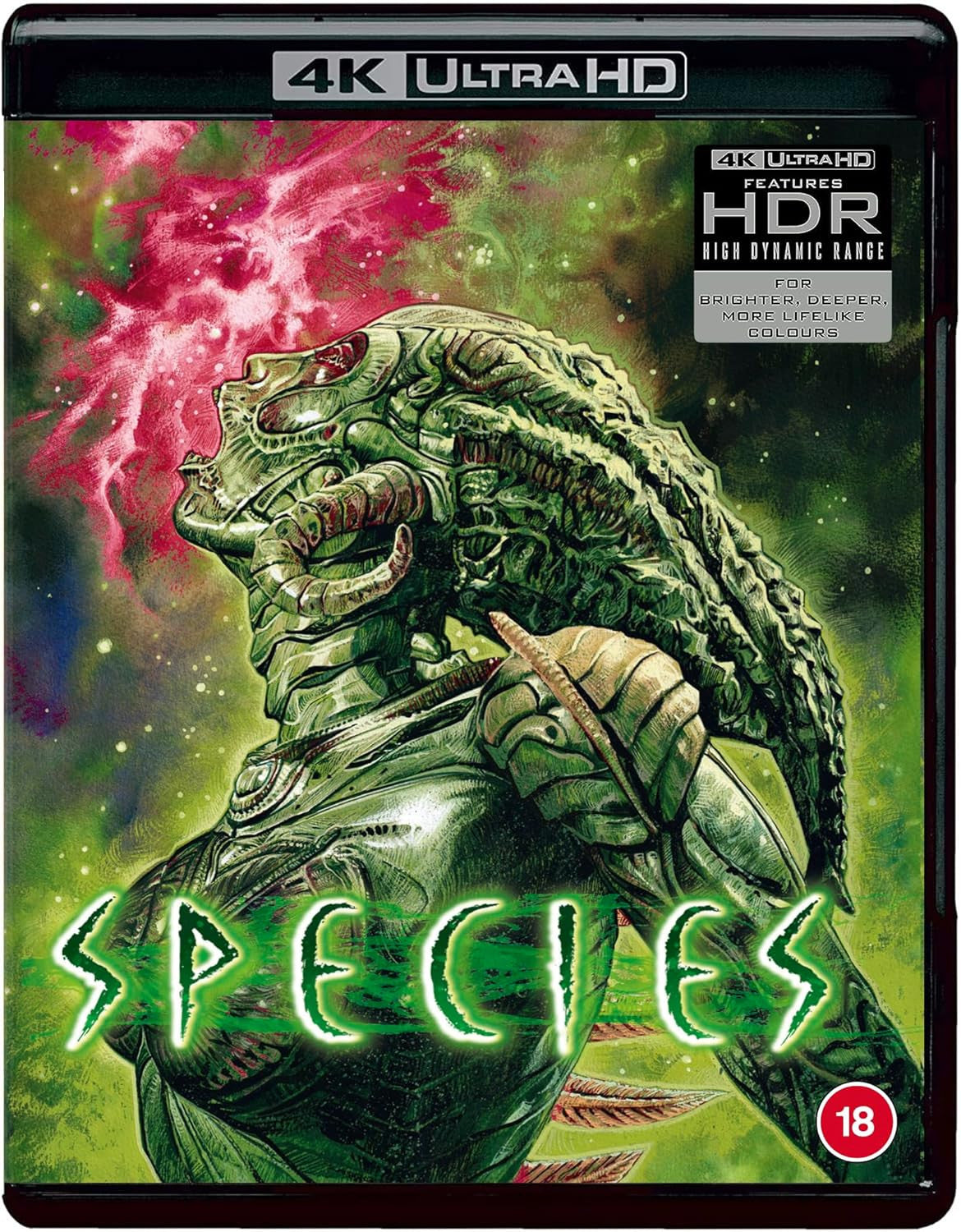Front case of Species - Deluxe Limited Edition (UK Import) [4K Ultra HD + Region B Blu-ray]