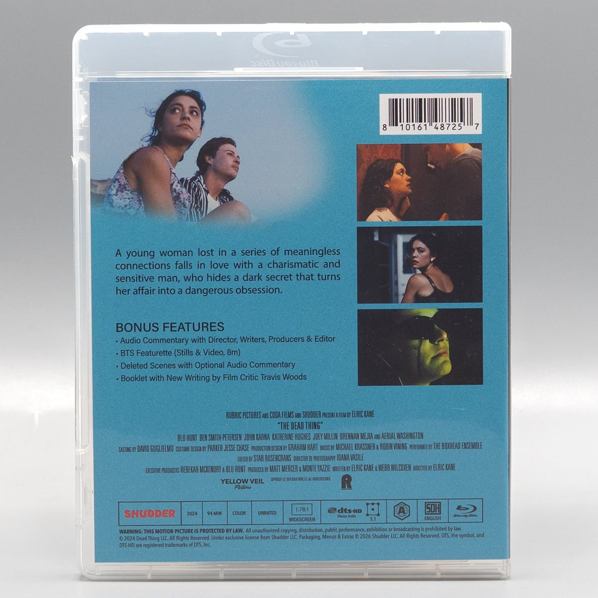 Back case of The Dead Thing [Blu-ray]