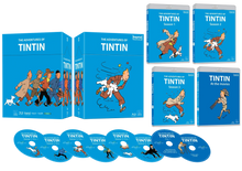 Box contents of Adventures of TinTin: Complete Collection Limited Edition Hardbox [Blu-ray] (Australian Import)