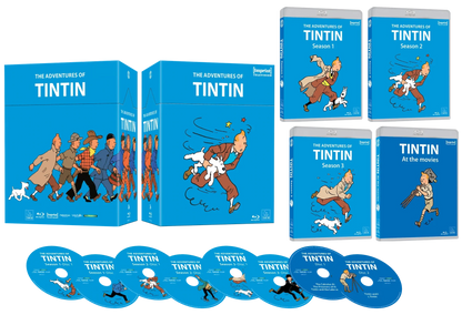 Box contents of Adventures of TinTin: Complete Collection Limited Edition Hardbox [Blu-ray] (Australian Import)