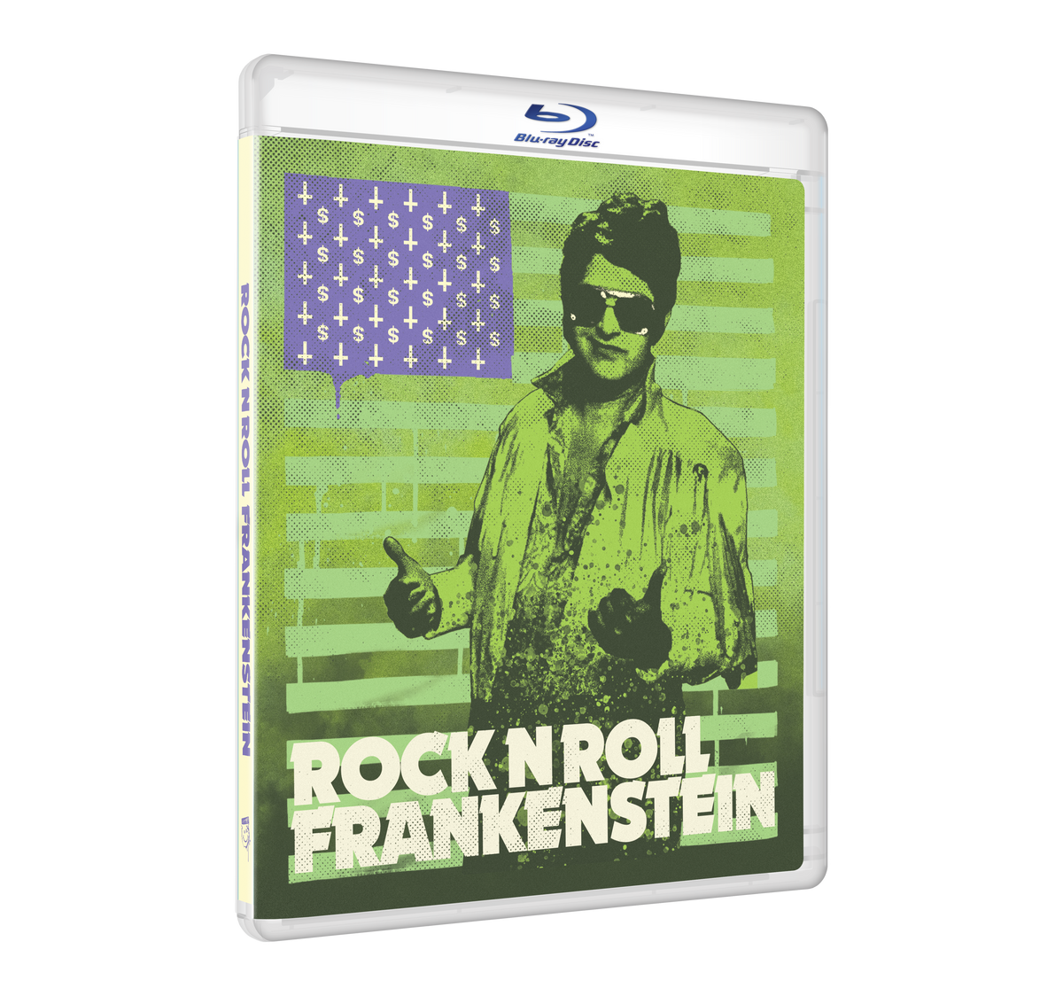 Front case of artwork of Rock N Roll Frankenstein [Region Free Blu-ray]