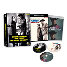 Box contents of Midnight Cowboy (1969) Limited Edition Hardbox [4K Ultra HD + Blu-ray] (Australian Import)