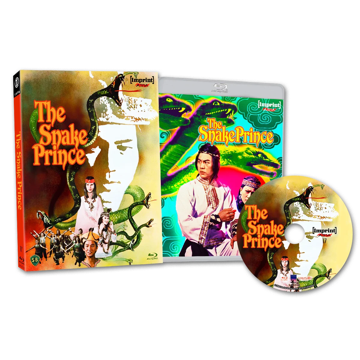 Box contents of The Snake Prince (1976) Limited Edition [Blu-ray]