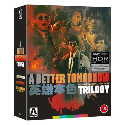 Front cover of Better Tomorrow Trilogy Limited Edition (UK Import) [4K Ultra HD + Region B Blu-ray]