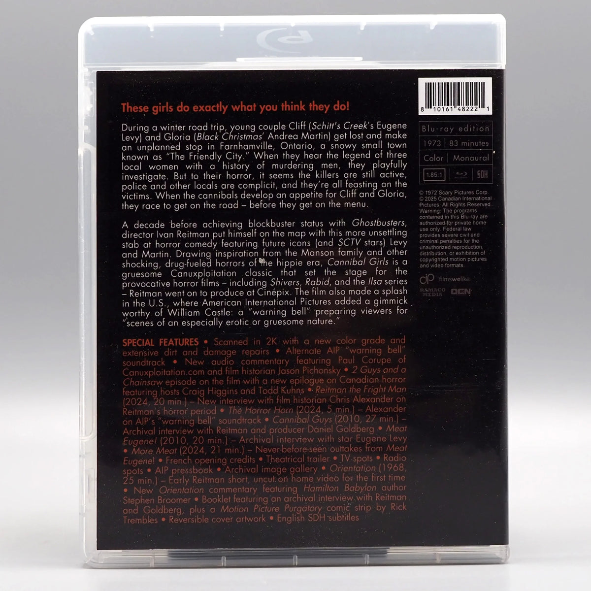 Back case of Cannibal Girls Limited Edition [Blu-ray]