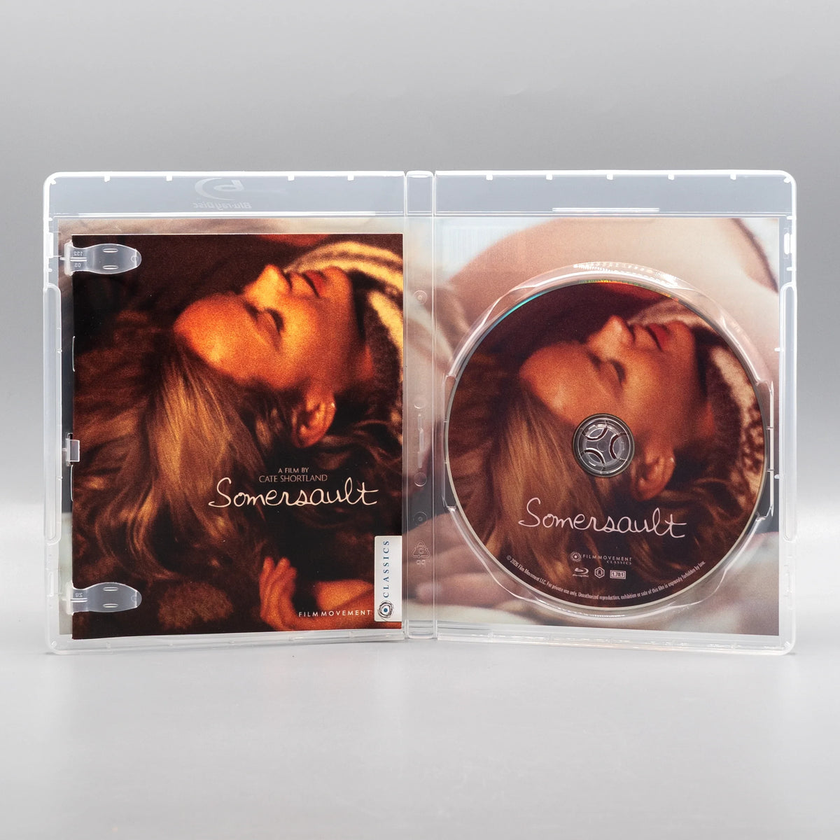 Open case showing disc art of Somersault [Blu-ray]