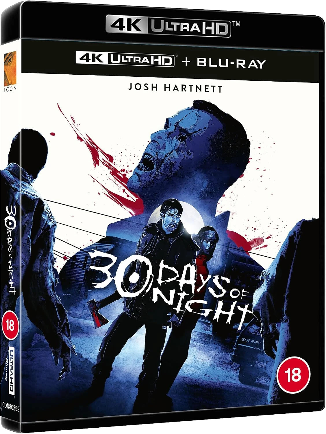 Front cover of 30 Days of Night (UK Import) [4K Ultra HD + Region B Blu-ray]
