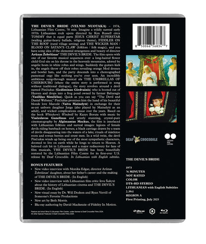 Back cover of The Devil's Bride [Blu-ray]