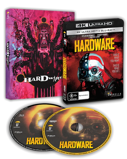Packshot of Hardware (1990) [4K Ultra HD + Blu-ray]
