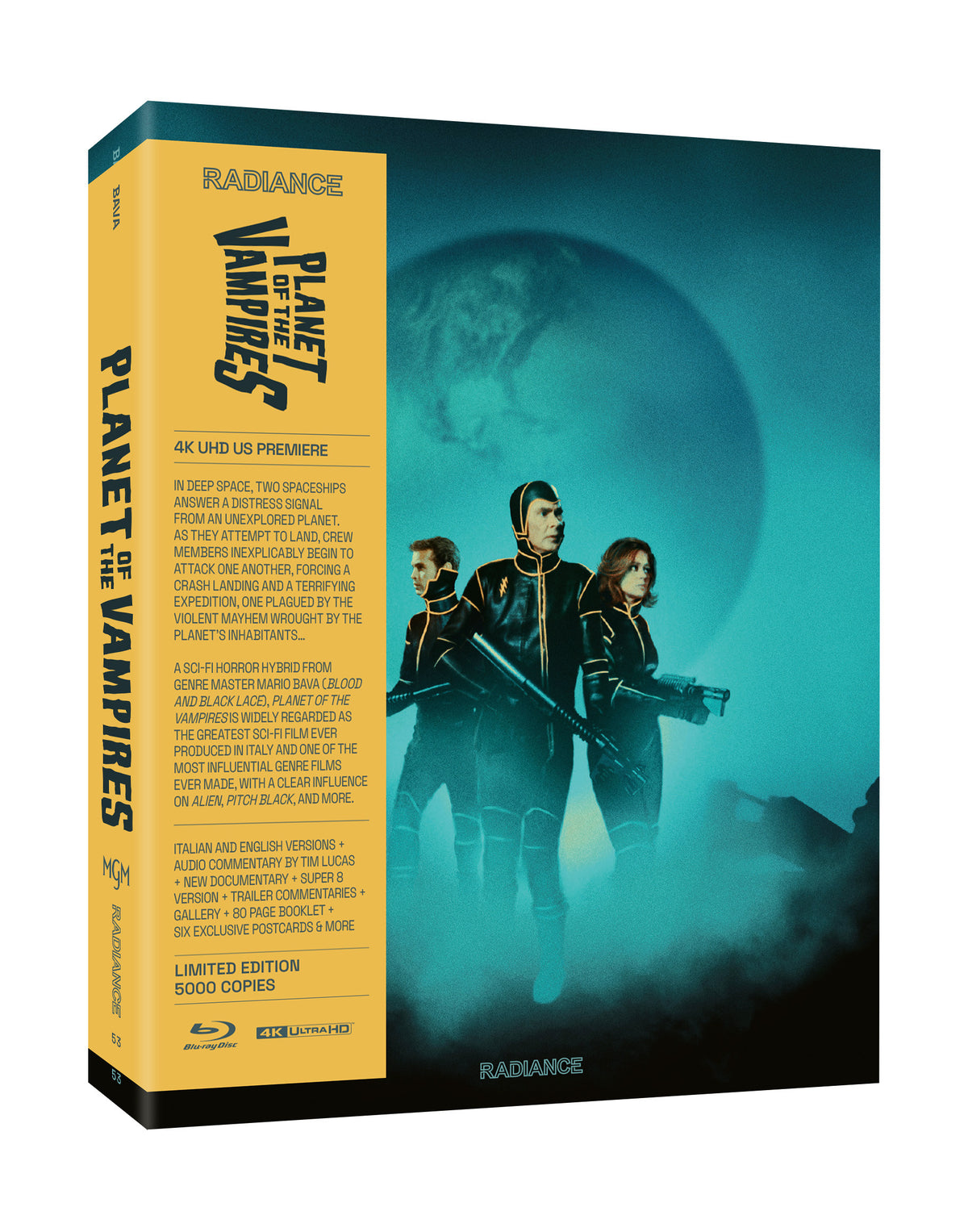 Front cover of Planet of the Vampires (Limited Edition) [4K Ultra HD + Blu-ray]