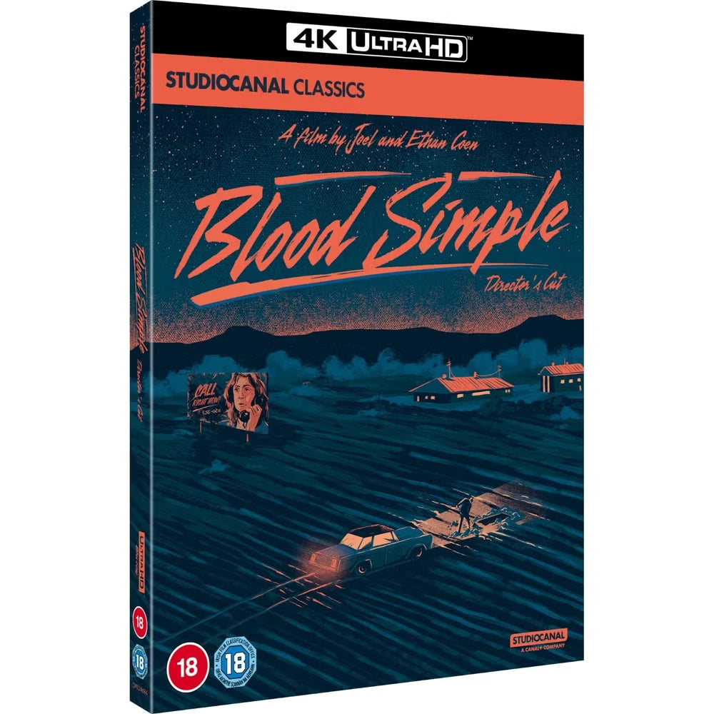 Front cover of Blood Simple (UK Import) [4K Ultra HD]