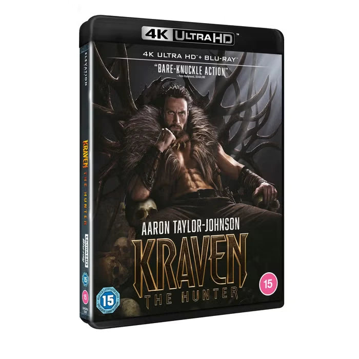 Front cover of Kraven the Hunter (UK Import) [4K Ultra HD + Region B Blu-ray]