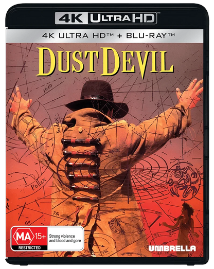 Front case of Dust Devil (1992) [4K Ultra HD + Blu-ray]