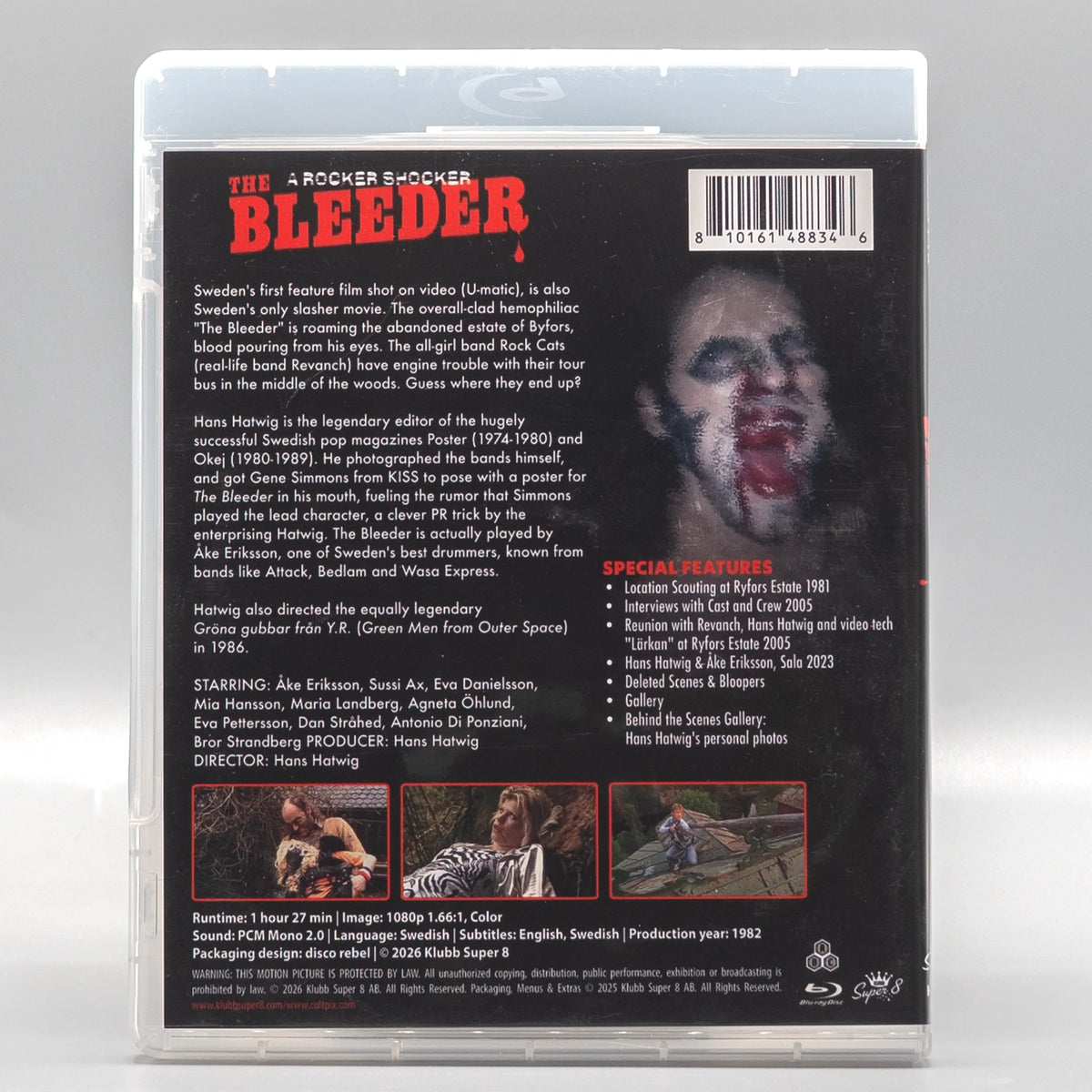 Back case of The Bleeder [Blu-ray]