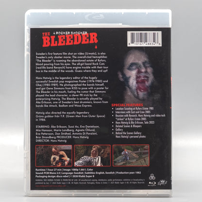 Back case of The Bleeder [Blu-ray]