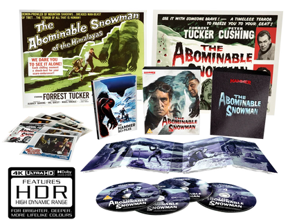 Box contents of The Abominable Snowman Limited Edition (UK Import) [4K Ultra HD + Blu-ray]
