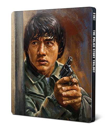 Back cover of The Police Story Trilogy Limited Edition Steelbook (UK Import) [4K Ultra HD]
